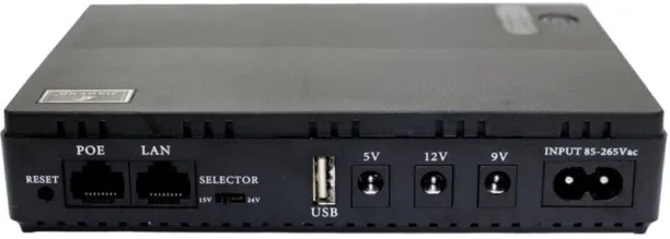ML Jiageng 14000Mah Mini UPS For Wifi Routers With POE Port - JG766 Tower Model UPS