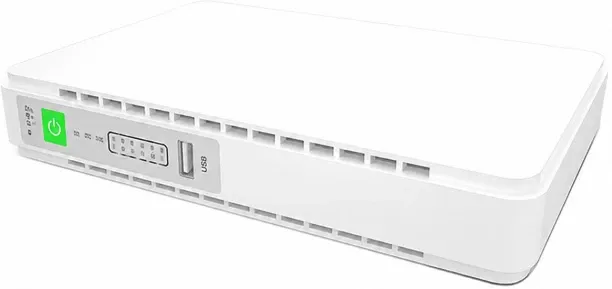 Generic DW LC0060 Mini UPS 8800mAh Backup Power Supply for Routers and ONTs Tower Model UPS