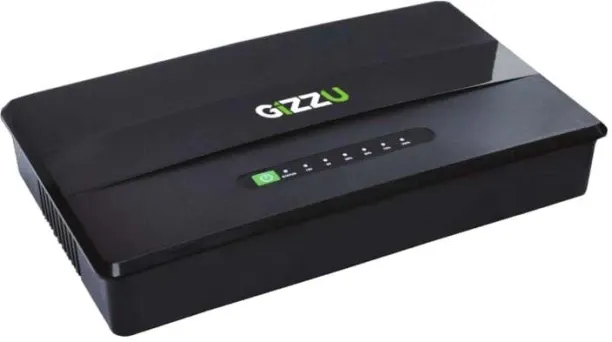 Gizzu 30W - Mini DC - 38Wh - UPS - Black Rack-mount Model UPS