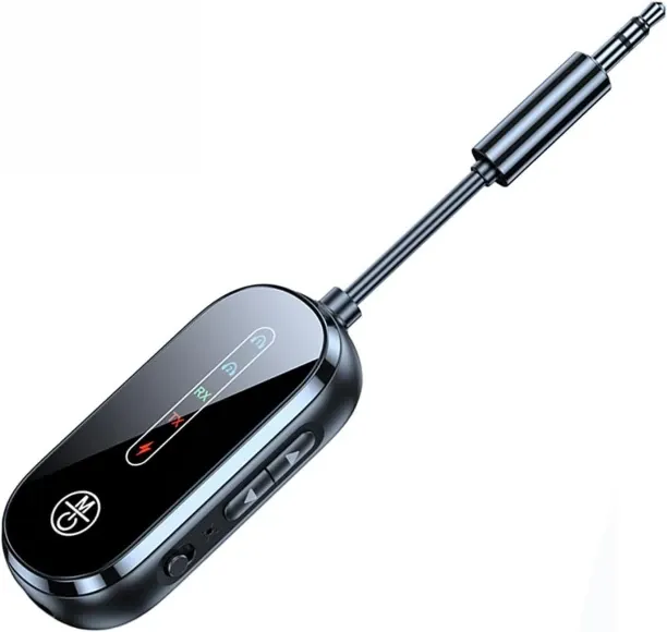 Loznron Bluetooth receiver Bluetooth transmitter smart one-to-two car Bluetooth adapter USB Adaptor
