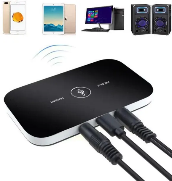 Fantasy Town Bluetooth 5.0 Audio Transmitter Receiver RCA 3.5mm AUX Jack USB Dongle Stereo Music Wi…