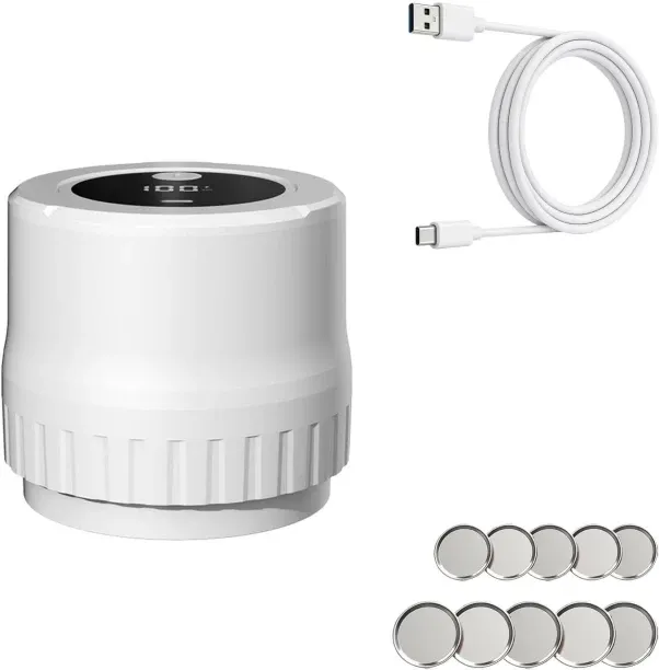 WEIWEISTORE Rechargeable Vacuum Seal for Dry Canning Jars Kit,Portable Wireless Vacuum Sealer for F…