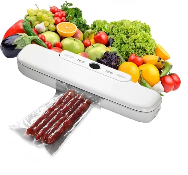Flycross Compact Vacuum Sealer Machine Automatic Vacuum Bag Sealer