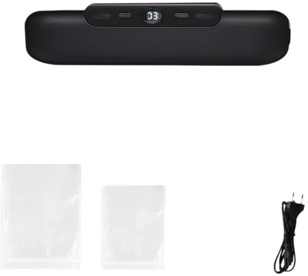 CioJio 7912-Black, comes with 10 bags Automatic Vacuum Bag Sealer