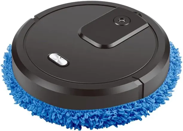 BOWENSTORE Robot Mop with Self-Emptying Base, 60min Cleaning, 360° Full-Surround Wipe Smart Robot V…