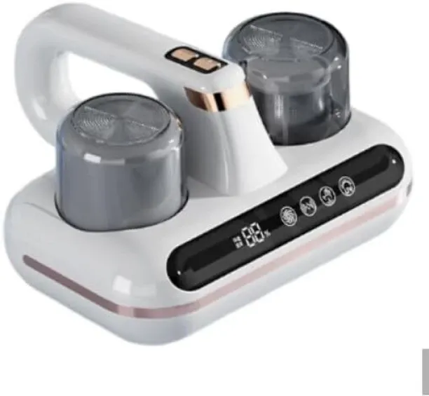 SHIJIN Mattress Vacuum Cleaner Household Double-Cup UV Vacuum Cleaner 1800mAh 20min Long-Lasting 80…