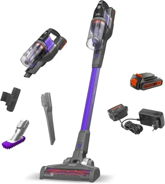 BLACK+DECKER 21.6V POWERSERIES Stick Vacuum Upright Stick Vacuum Cleaner