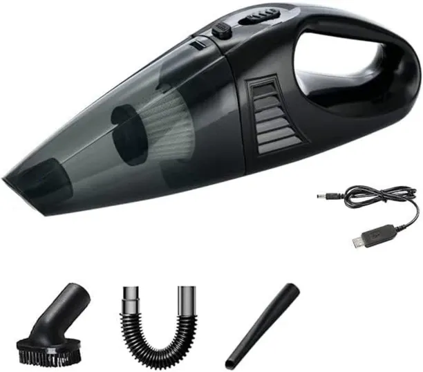 LIUHUI Handheld Vacuum Rechargeable Small Car Vacuum with Powerful Suction Easy to Carry for Home &…