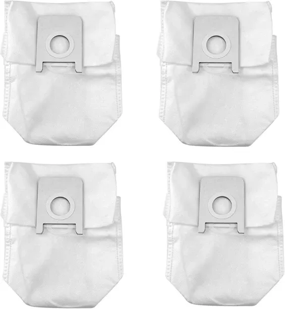 Junxidz 4 Pcs Dust Bag Garbage Bag compatible with Roidmi EVE Plus Robot Vacuum Cleaner Accessories…