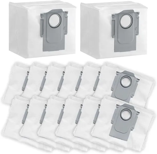 Junxidz 14Pack Replacement Vacuum Bags-2.7L Large Disposable Dust Bag For Roborock Q7 M5+,Q10 S5+,Q…