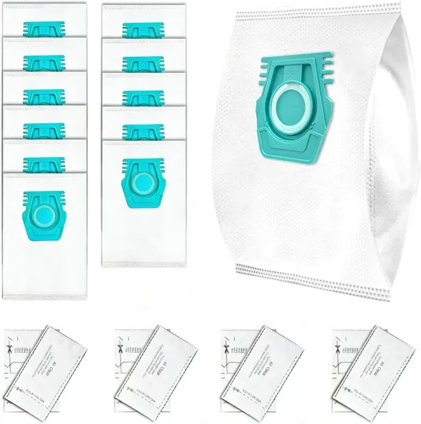 Junxidz 12 Set Large capacity Vacuum Cleaner Bags Compatible with Miele Guard L1/M1/S1, Includes 12…