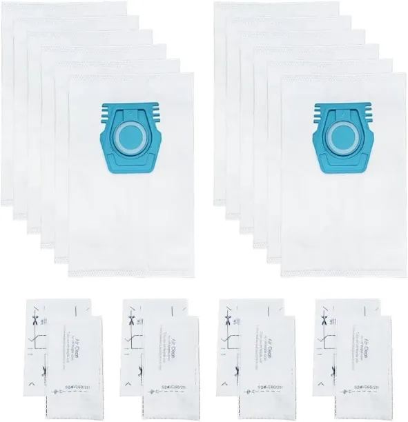 Shiyuan Vacuum Cleaner Bag Fit for Miele Guard L1 S1 Series Canister Vacuum Cleaners 12pcs, with 4 …