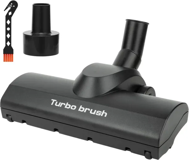 Liangheng Air-Driven Turbo Brush Attachment for Shop Vac Wet Dry Vacuum Cleaners, 1-1/4 and 2-1/2 I…