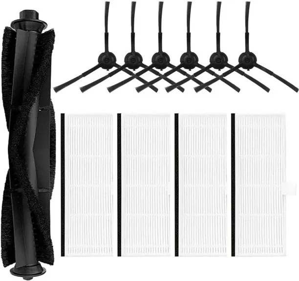 ZZP Filter Side Brush Roller brush for iHome Self Empty Robot Vacuum iHRV6 iHRV14 Vacuum Cleaners H…