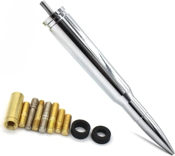 Banglii Stubby Antenna mast 50 Cal Fit for car Track Antenna Delete Replacement, Ford F150 F250 F35…