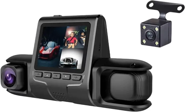 SHIJIN 3 Lens Car Video Recorder Motion Detection HD 1080P Vehicle Driving Recorder Auto Video Came…