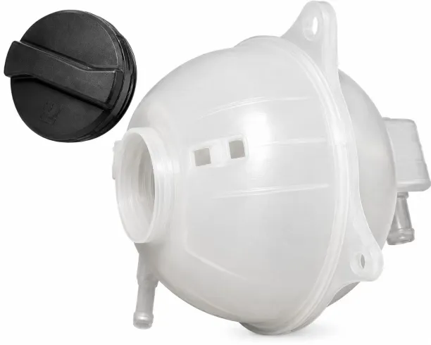 Expansion Tank +Cap Compatible with Volkswagen Radiator Vehicle Coolant Tank