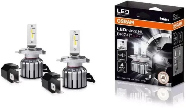 OSRAM 64193DWBRT LEDriving HL Bright H4/H19 64193DWBRT Set 12v 15w Set of 2 Various LED for Various…