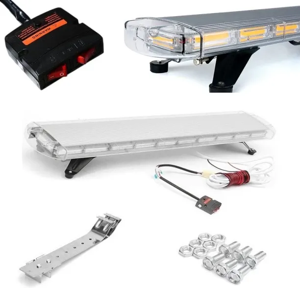 Royal Emperor Premium 1200mm 120cm 1.2m Amber Orange Yellow Vehicle COB LED Roof Top Emergency Haza…