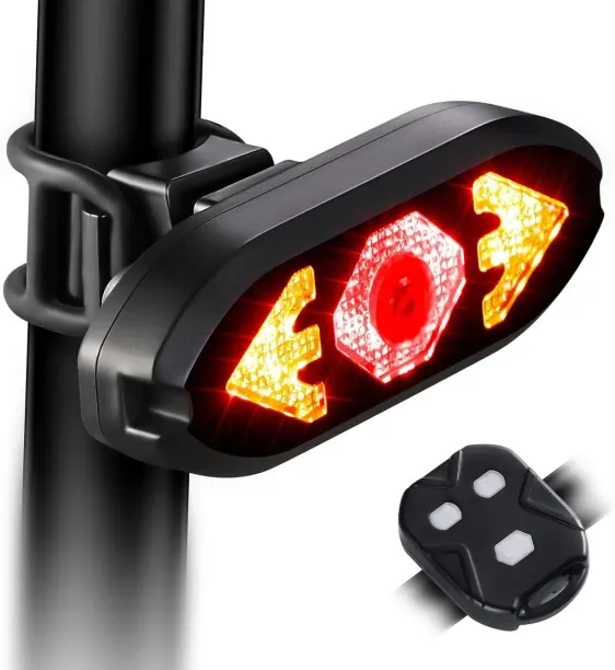 BOWENSTORE Bike Tail Light with Turn Signals Wireless Remote Control Waterproof Bicycle Rear Light …
