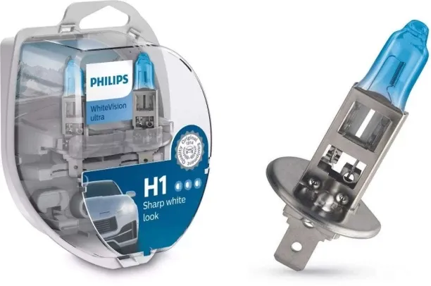 Philips H1 WhiteVision ULTRA 12258WVUSM Car, Motorbike, Truck Halogen for TOYOTA, FORD, ISUZU, SUZU…