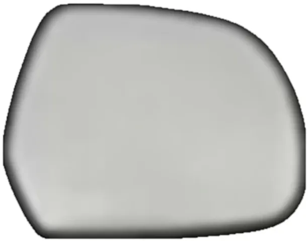 FITUMI OEM CONVEX CAR MIRROR GLASS ONLY Manual Driver Side For NISSAN NISSAN ALMERA