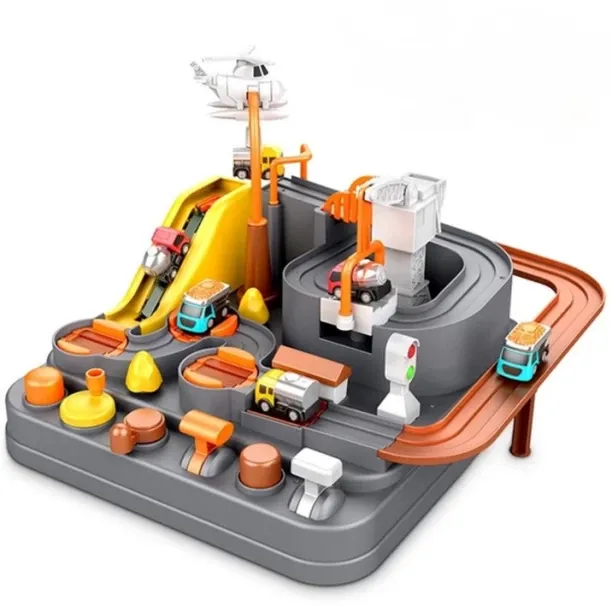 Teeto Toys Car Crash Adventure Toy Track - Slot Cars