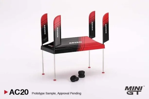 MINI GT PADDOCK SERVICE ADVAN TENT SET