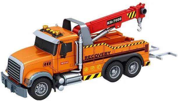 Toy Star City Tow Truck with Sound, Lights, Pump