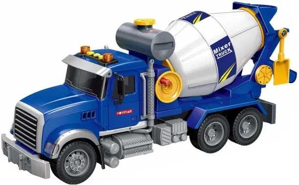 Toy Star Mixer Truck with Sound, Lights, Pump