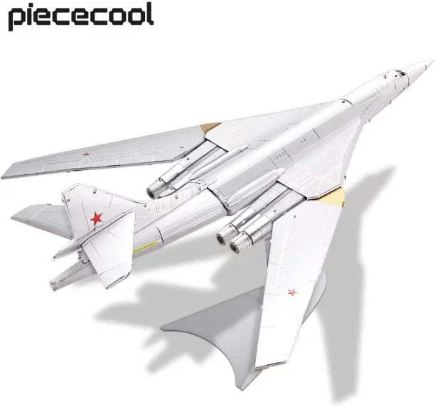 Huanix Piececool 3D Metal Puzzles 1:200 Tu-160,