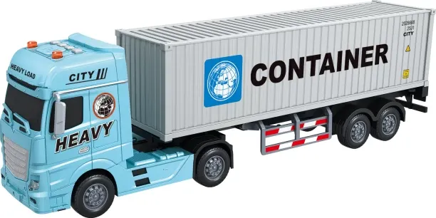 Toy Star Truck with Container Trailer with Light and Sound (55cm Long)