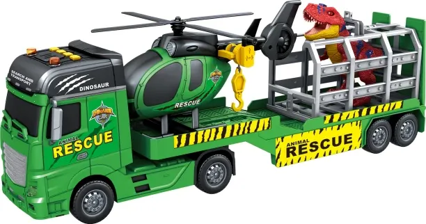 Toy Star Dinosaur Transporter Play Set with Light and Sound (54cm Long)