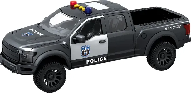 Toy Star City Police Pick-Up Vehicle with Light and Sound (36cm Long)
