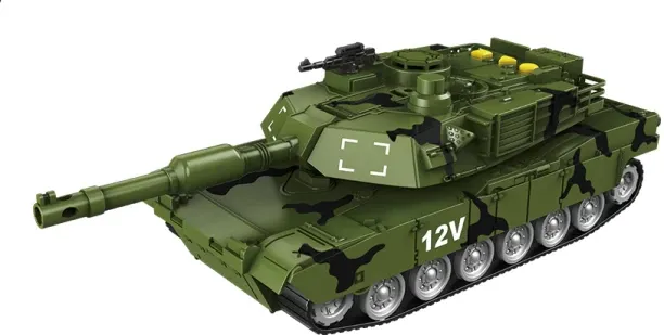Toy Star Military Green Tank with Lights and Sound (26.5cm Long)
