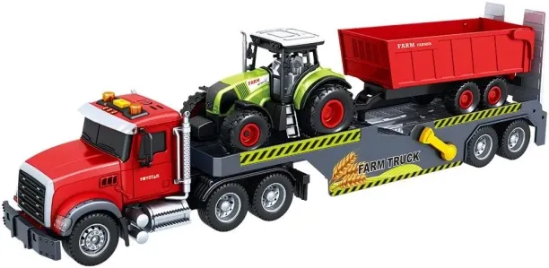 Toy Star Farm Trailer Set with Sound, Lights