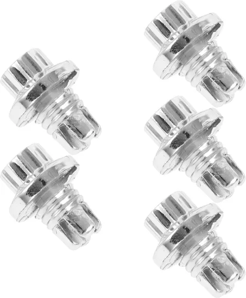 Banglii Nut & Bolt Set 5pcs Silver Car Wheel Lug Nuts Set for Automotive Tire and Rim Replacement, …
