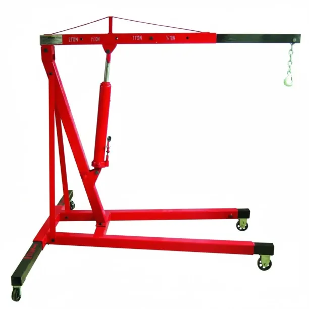 Generic Hydraulic Engine Hoist 2 Ton Foldable Crane with Adjustable Height Steel for  Universal Axl…