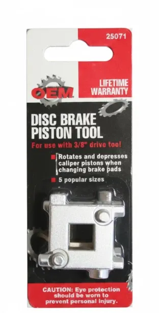 Generic Rear Brake Caliper Piston Tool for Easy Brake Pad Replacement Steel for  Universal Axle Rep…