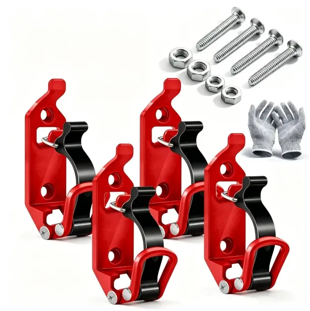Duomi Heavy Duty Metal Rubber Shovel Mount Kit, Shovel Mount for Truck Roof Rail