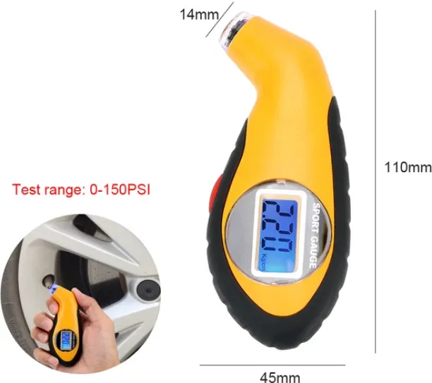 Huanix -Portable- Sensors Motorcycle TPMS Bluetooth Tire Pressure Copper Smart Tyre Pressure Gauge