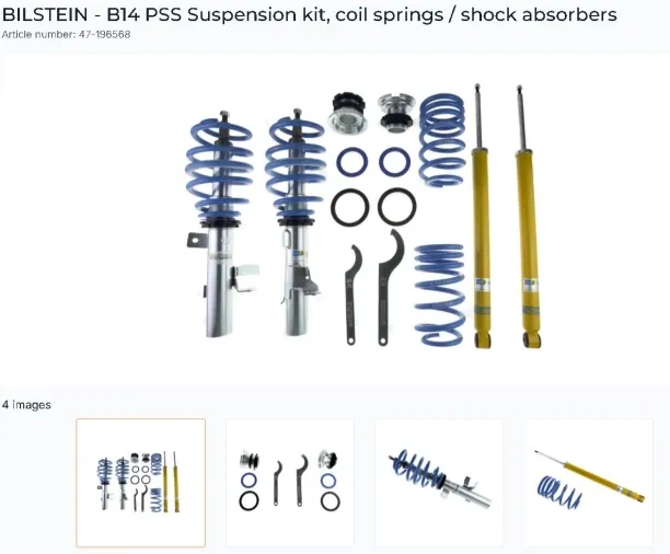 BILSTEIN B14 PSS Suspension Kit FORD Focus 3 (EXCL 2.0ST) Coilover Focus Mk3 for  Ford Shock Absorb…