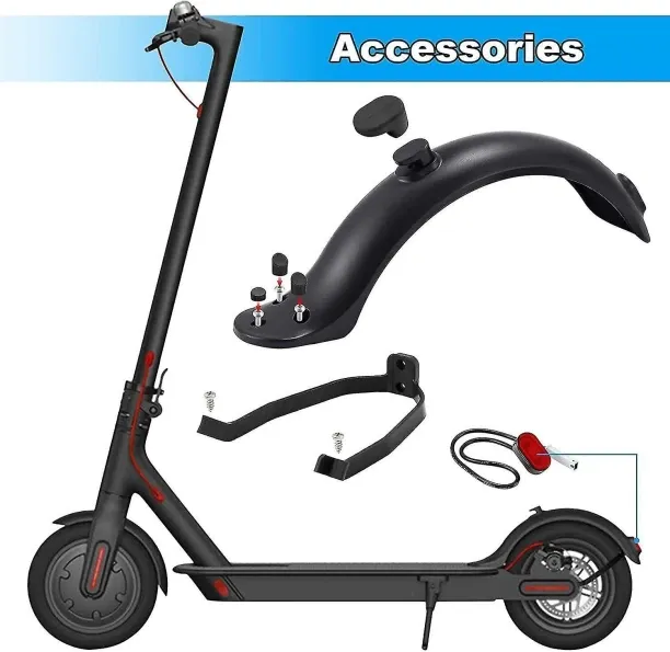 Bike Spare Parts 9442111188009 Basic Twin-tube For Xiaomi/aovo M365 Pro Electric Scooter Fender Mud…