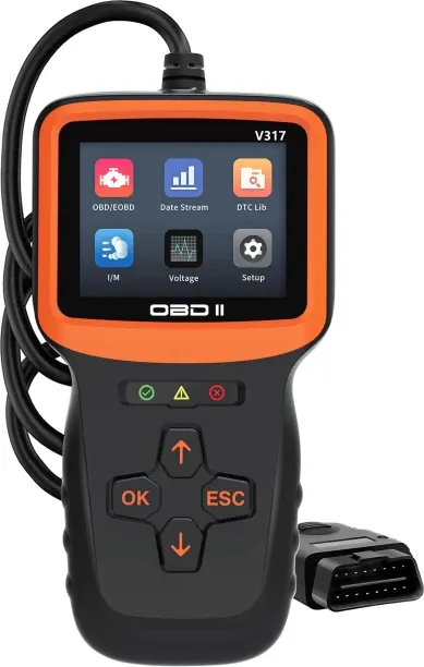 Tidecus OBD2 Scanner Diagnostic Tool, Vehicle Check Engine Code Readers with Reset & I/M Readiness …