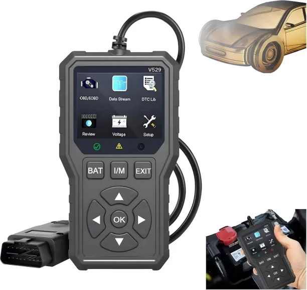 SHIJIN Advanced Diagnostic Tool Professional Engine Code Reader, OBD II Scanner Code Reader Engine …
