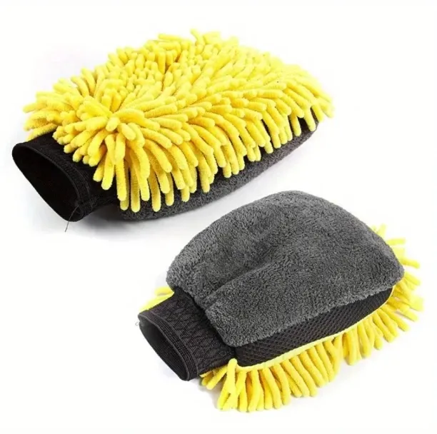 Ultimate Shine CPT Ultra Soft Microfibre Fabric Vehicle Washing  Washing Mitt Hand Glove