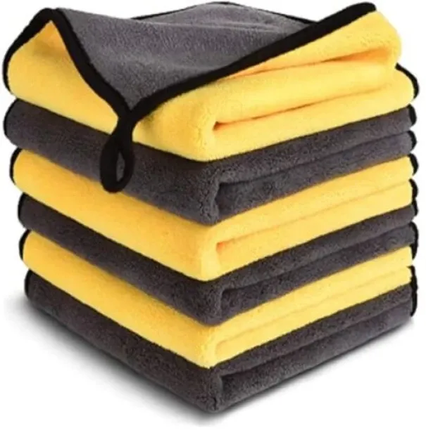 NANSHI 10 piece Super Soft Thickened Absorbent Car Wash Coral Velvet Towel Bamboo Vehicle Washing  …