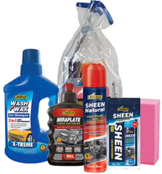 Shield Car Care Value Kit (5 Pack Kit) SH266 Vehicle Washing Liquid