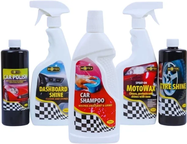 Motex car polish, dashboard, car shampoo, moto wax, tyre shine Vehicle Washing Liquid