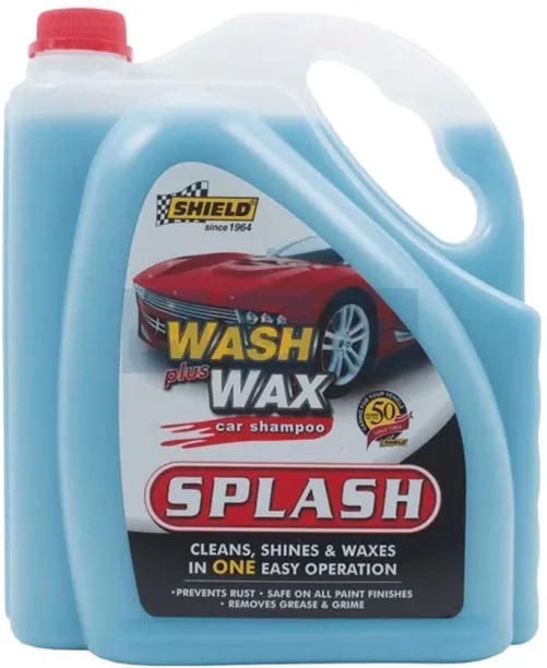 Shield Splash Wash & Wax Car Shampoo Vehicle Washing Liquid